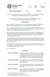 Resolución Número 424 del 30 de Junio de 2021