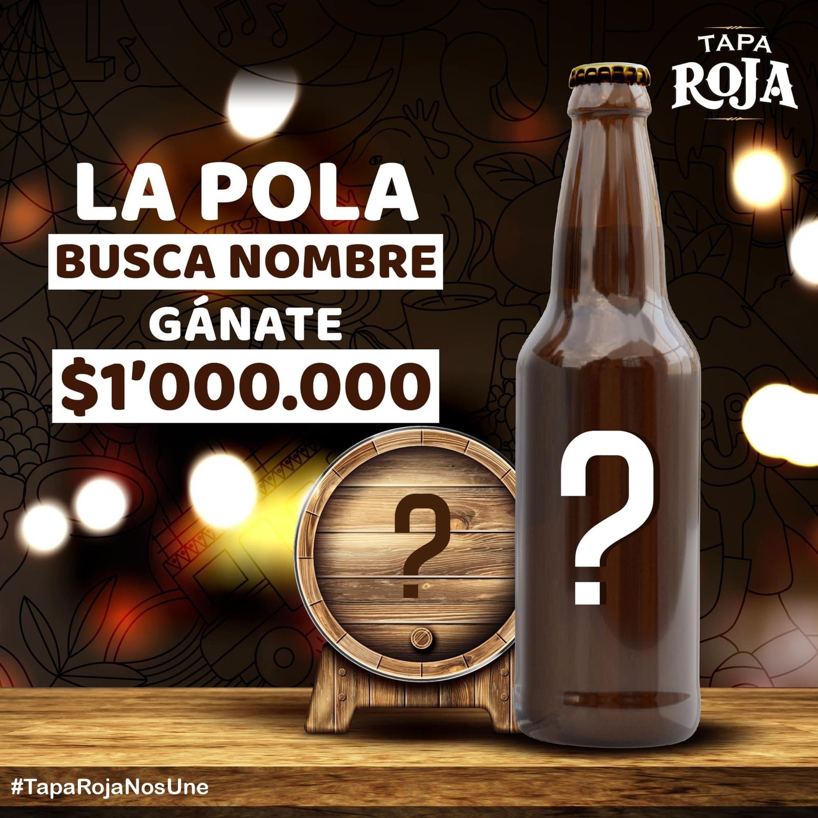 Gánate 1 millón con Tapa Roja y se parte de la nueva marca de cerveza artesanal.