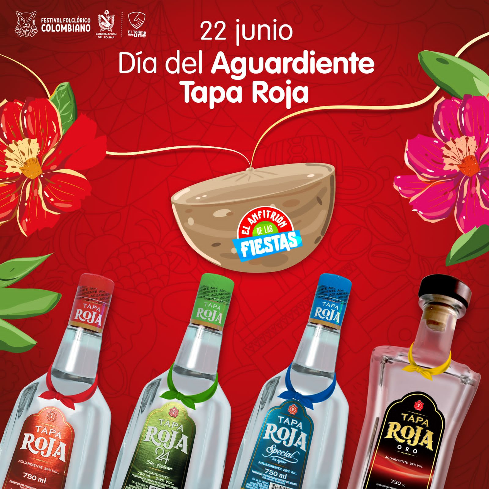 Se prendieron las fiestas: Prepárese para celebrar con toda este 22 de junio el Día de Tapa Roja